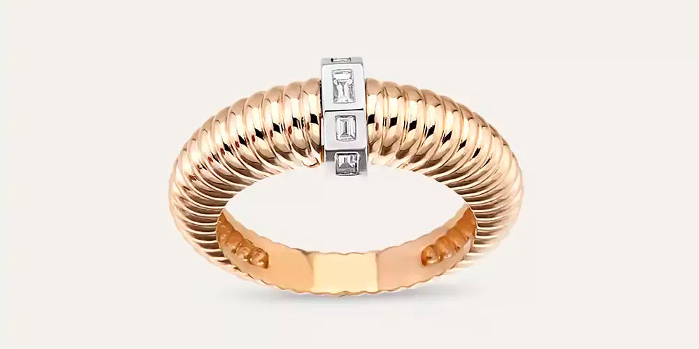 Baget Taşlı Modeller: Yüzük, Kolye ve Küpe Nasıl Seçilir — 0.16 CT Baget Pırlanta Taşlı Rose Altın Yüzük