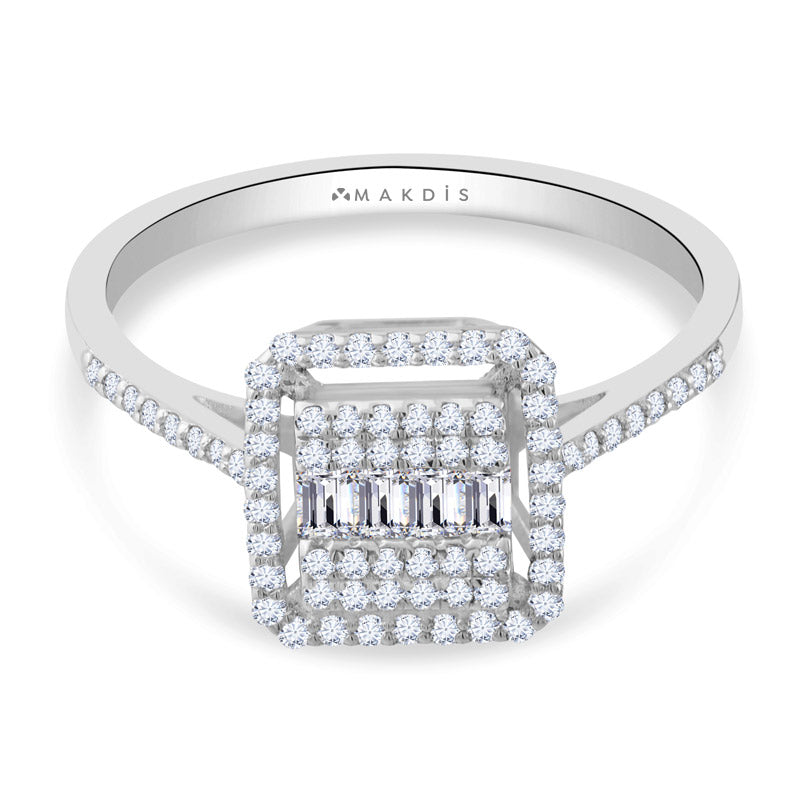 Star x Aura 0,28 Karat Pırlanta Halka Küpe