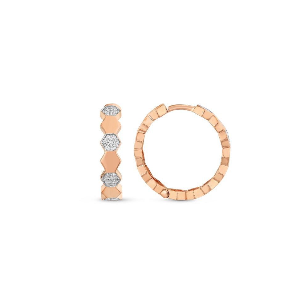 Star x Aura 0,28 Karat Pırlanta Halka Küpe