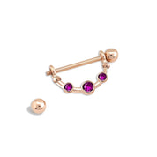 Star x Aura 0,28 Karat Pırlanta Halka Küpe