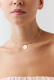 Başak Damga Uçlu Tel Choker