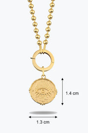 Göz Damga Charm Kolye