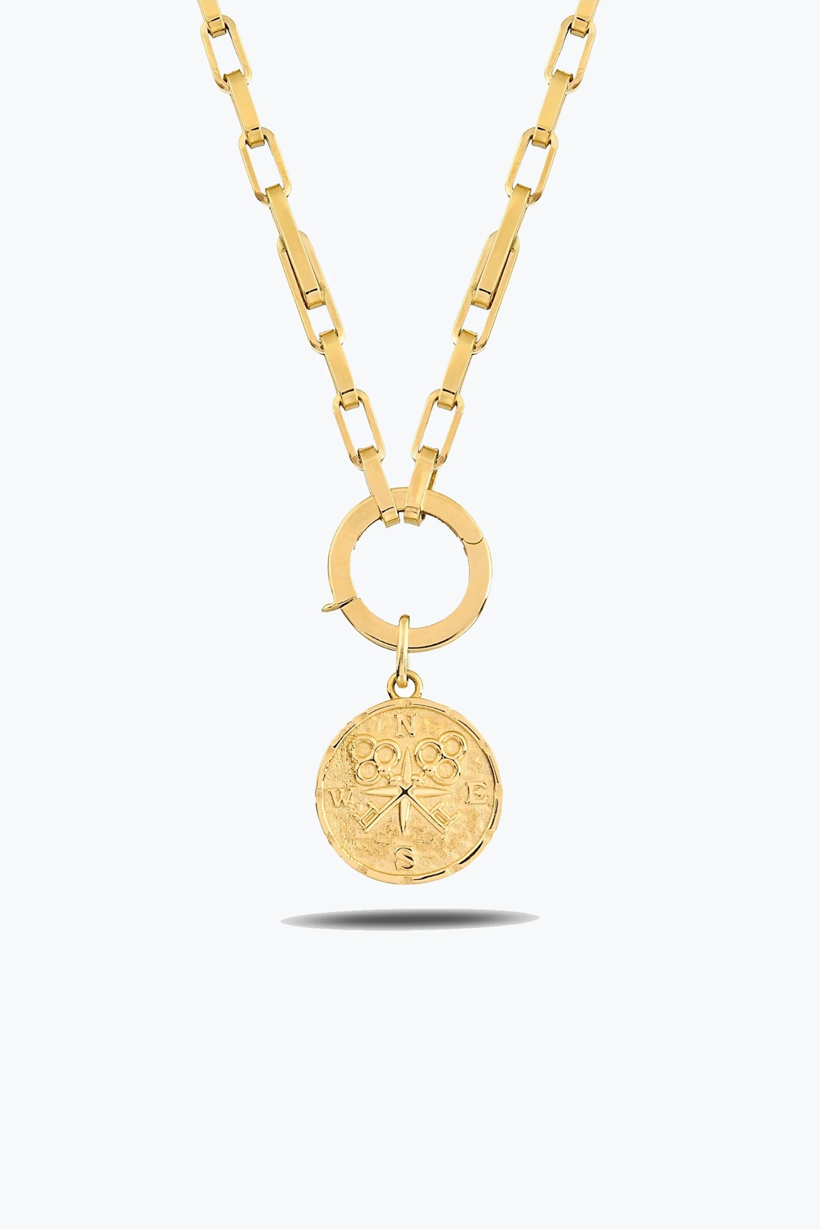 Pusula Damga Charm Kolye