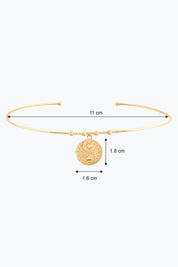 Kalpler Damga Uçlu Tel Choker