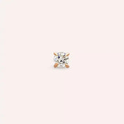 0.06 CT Pırlanta Rose Altın Tektaş Piercing