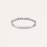 Eon 0.15 CT Pırlanta Taşlı Beyaz Altın Yüzük