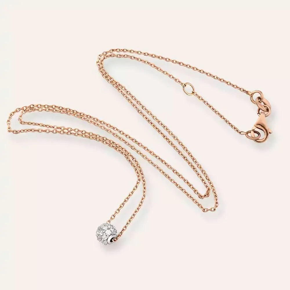 0.25 CT Pırlanta Taşlı Top Kolye