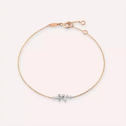 0.29 CT Pırlanta Taşlı Rose Altın Bileklik