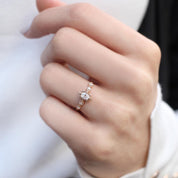 0.30 CT Vintage Aria Tasarım Pırlanta Yüzük