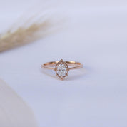 0.30 CT F SI2 HRD Sertifikalı Vintage Aria Pırlanta Yüzük