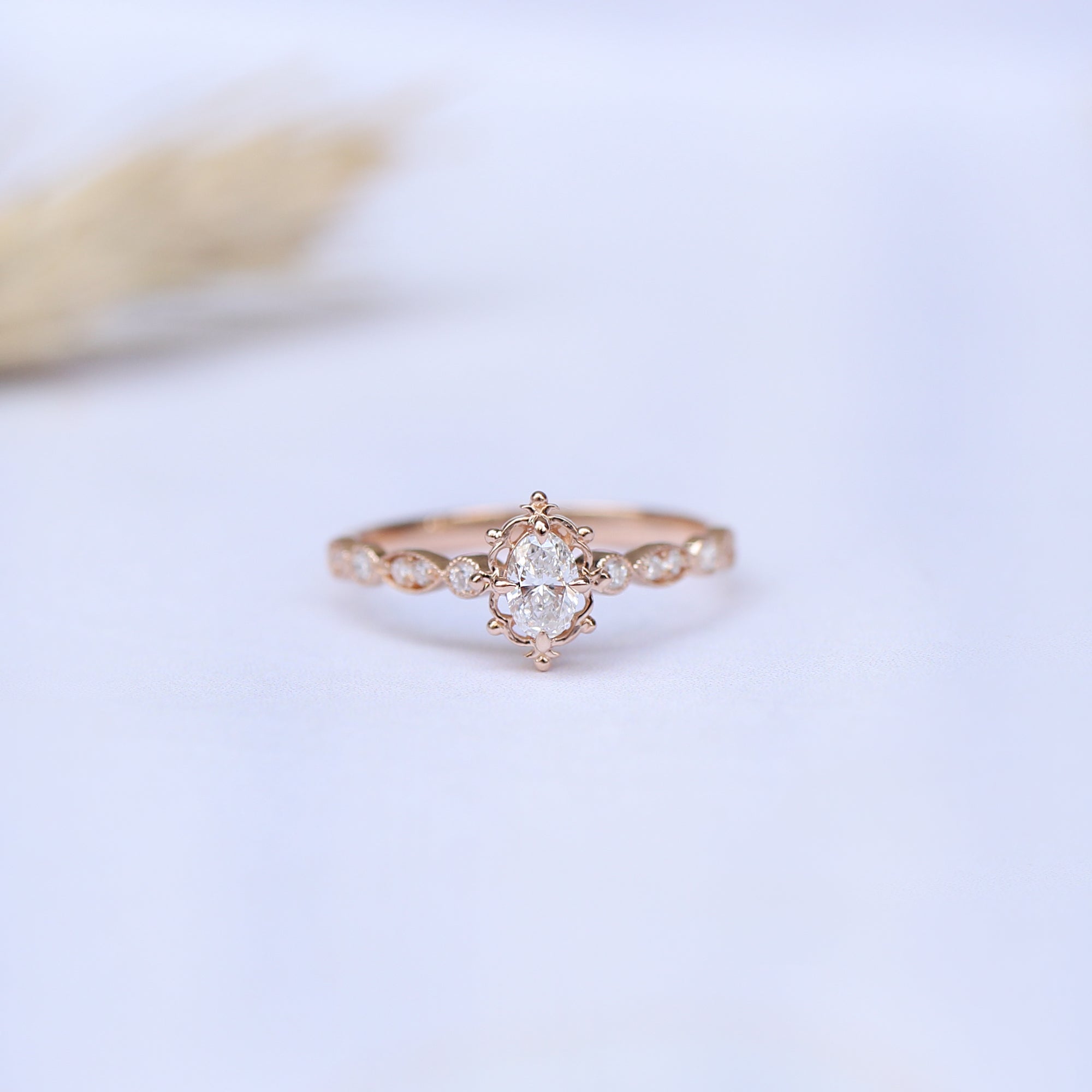 0.35 CT Vintage Tasarım Aria Pırlanta Yüzük