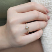 0.35 CT Vintage Aria Tasarım Pırlanta Yüzük