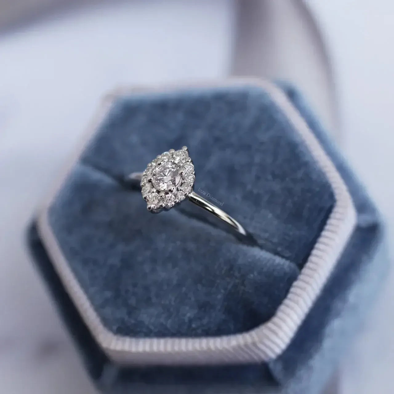 0.35 CT Vintage Lina Tasarım Pırlanta Yüzük