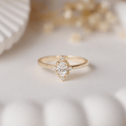 0.35 Karat E VS2 GIA Sertifikalı Özel Tasarım Mini Selius Pırlanta Yüzük