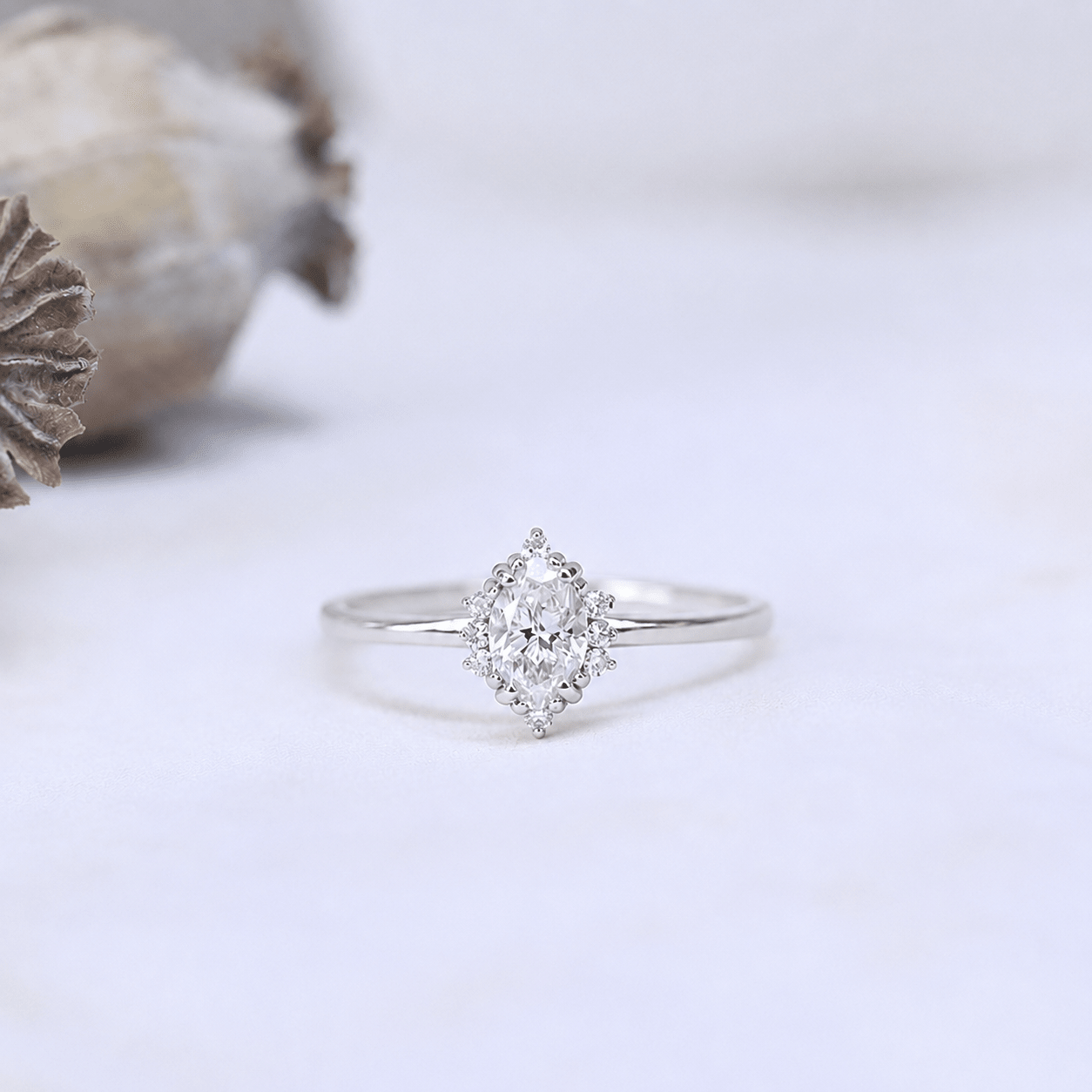 0.35 Karat E VS2 GIA Sertifikalı Vintage Elis Pırlanta Yüzük