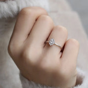 0.35 Karat Vintage Lina Tasarım Pırlanta Yüzük