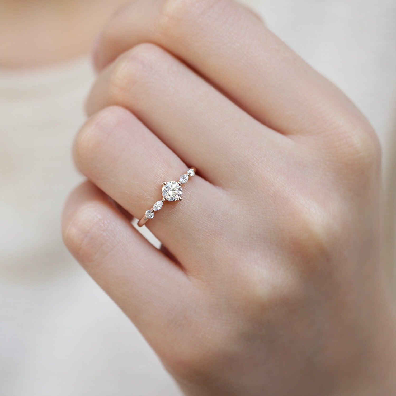 0.40 CT Özel Tasarım Pırlanta Yüzük