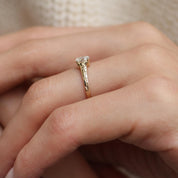 0.40 CT Vintage Kate Tasarım Pırlanta Yüzük