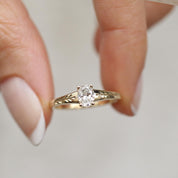 0.40 CT Vintage Kate Tasarım Pırlanta Yüzük