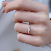 0.40 CT Vintage Pırlanta Prenses  Yüzük