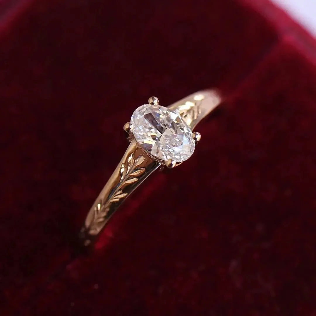 0.40 Karat Vintage Kate Tasarım Pırlanta Yüzük