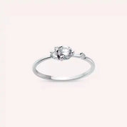 0.41 CT Pırlanta Taşlı Beyaz Altın Yüzük