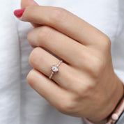 0.45 CT Vintage Aria Tasarım Pırlanta Yüzük