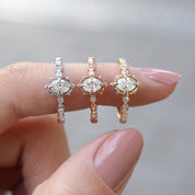 0.45 CT Vintage Aria Tasarım Pırlanta Yüzük