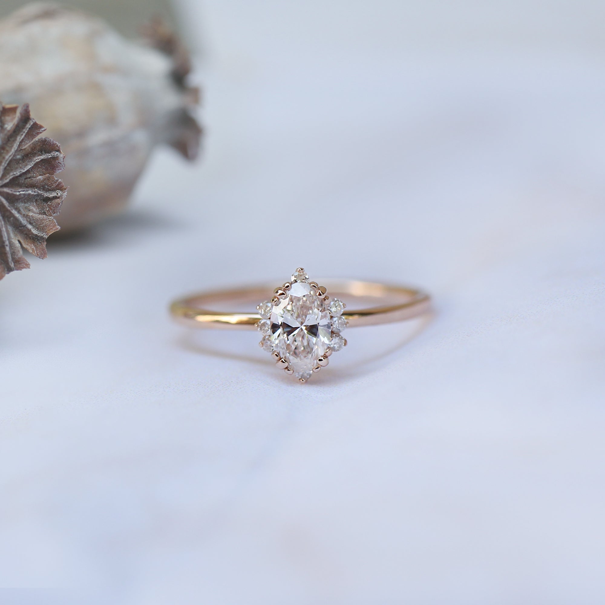 0.45 CT Vintage Tasarım Elis Pırlanta Yüzük