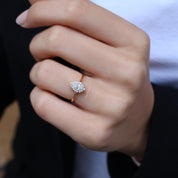 0.50 CT Vintage Tasarım Damla Pırlanta Yüzük