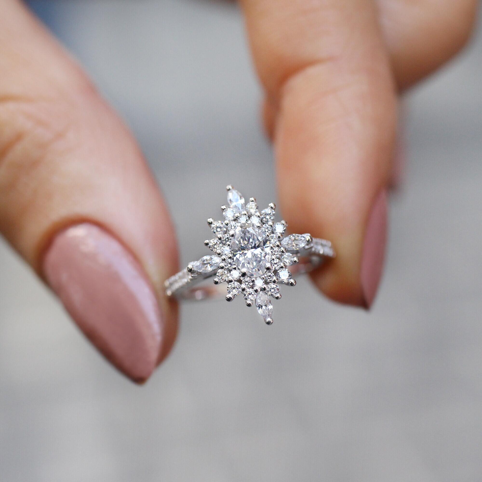 0.70 CT Tasarım Pırlanta Yüzük