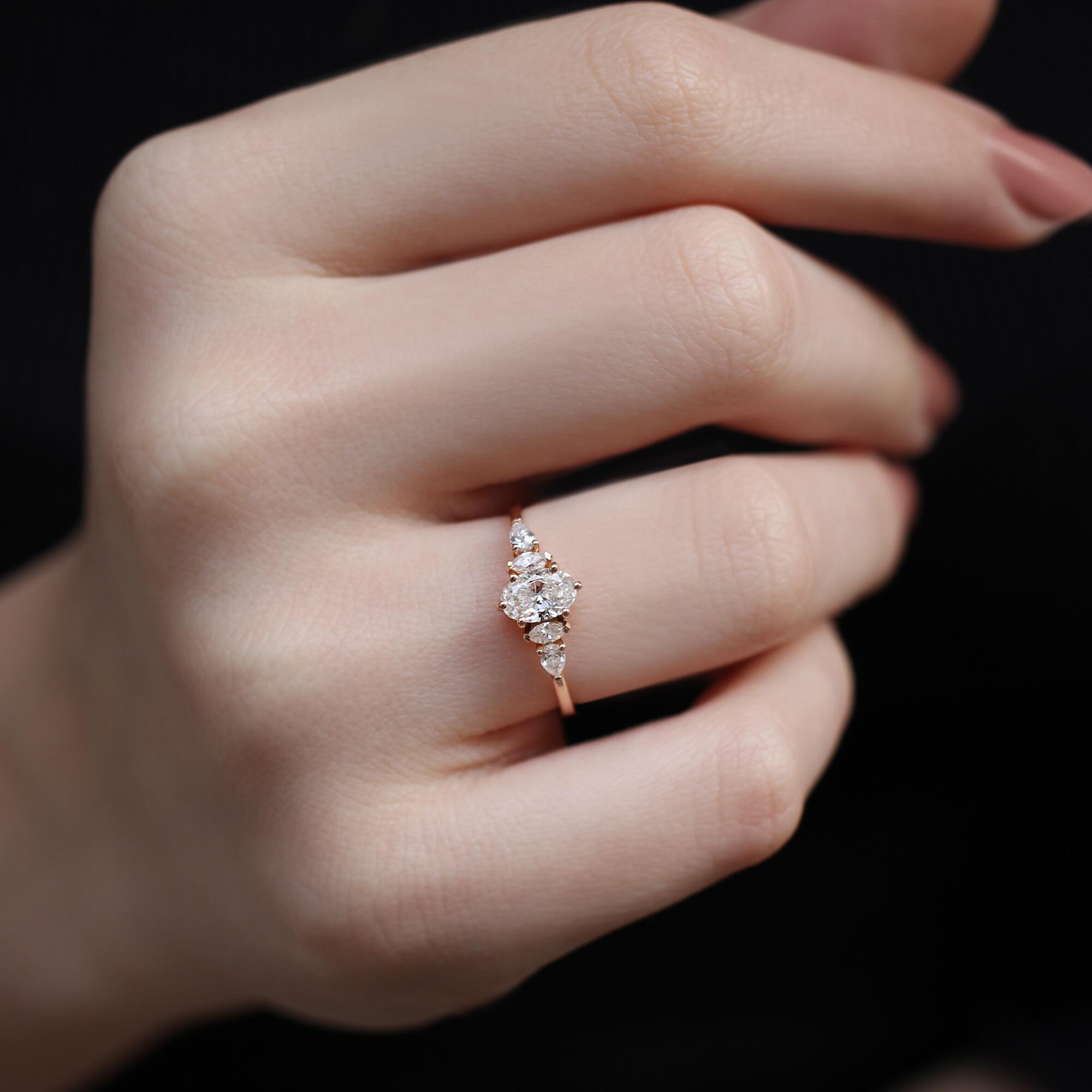 0.50 CT Vintage Diana Pırlanta Yüzük