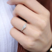 0.50 CT Vintage Pırlanta Prenses Yüzük