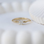 0.50 Karat Cushion Victoria Pırlanta Yüzük