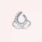 0.52 CT Markiz Kesim Pırlanta Taşlı Beyaz Altın Yüzük