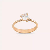 Lumina 0.57 CT Pırlanta Taşlı Rose Altın Yüzük