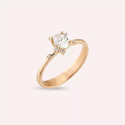 Lumina 0.57 CT Pırlanta Taşlı Rose Altın Yüzük