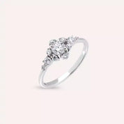 Adore 0.58 CT Pırlanta Taşlı Beyaz Altın Yüzük
