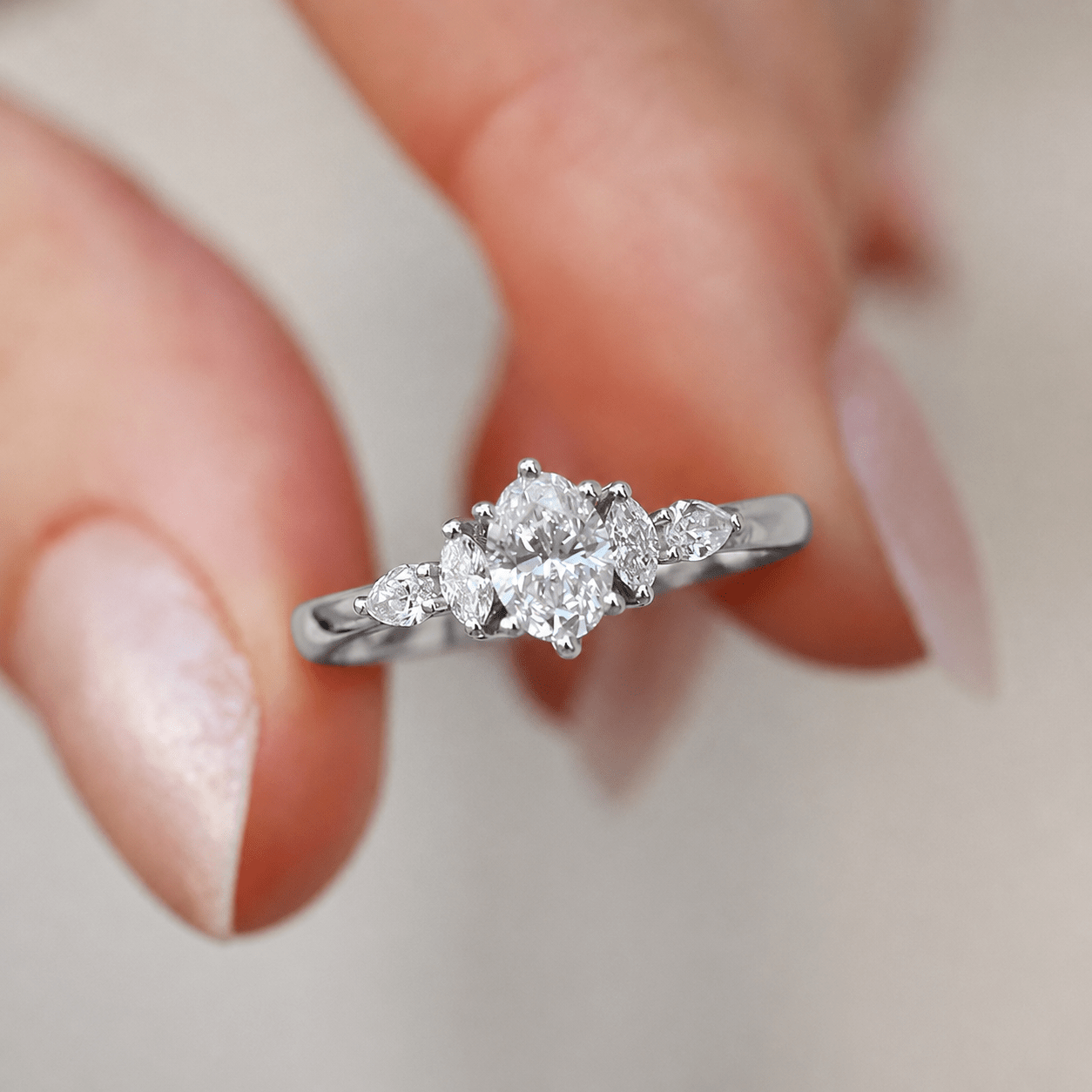 0.60 Karat D SI2 GIA Sertifikalı Vintage Diana Pırlanta Yüzük