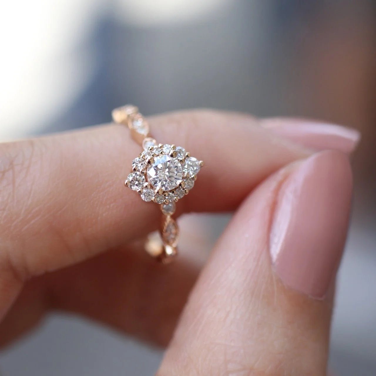 0.60 Karat Vintage Lina Pırlanta Yüzük