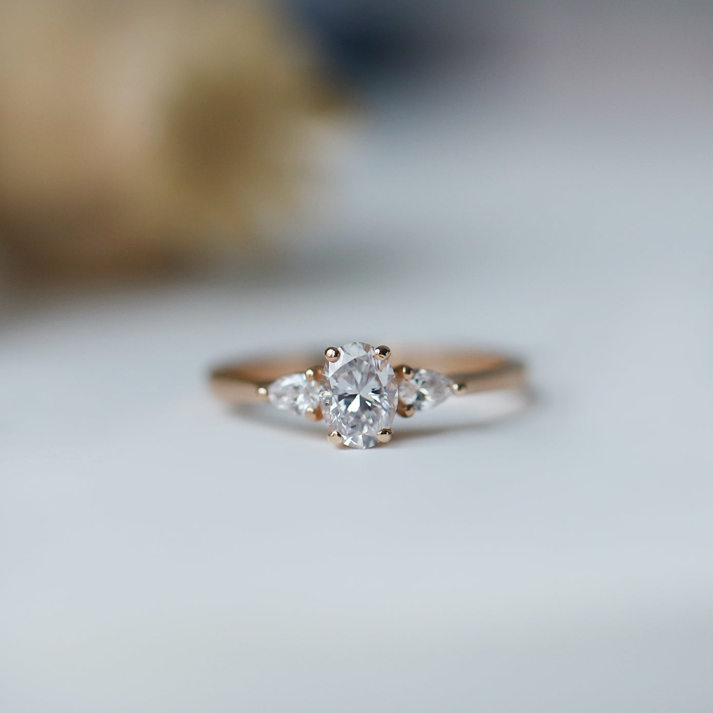 0.65 CT F SI2 GIA Sertifikalı Vintage Clara Pırlanta Yüzük