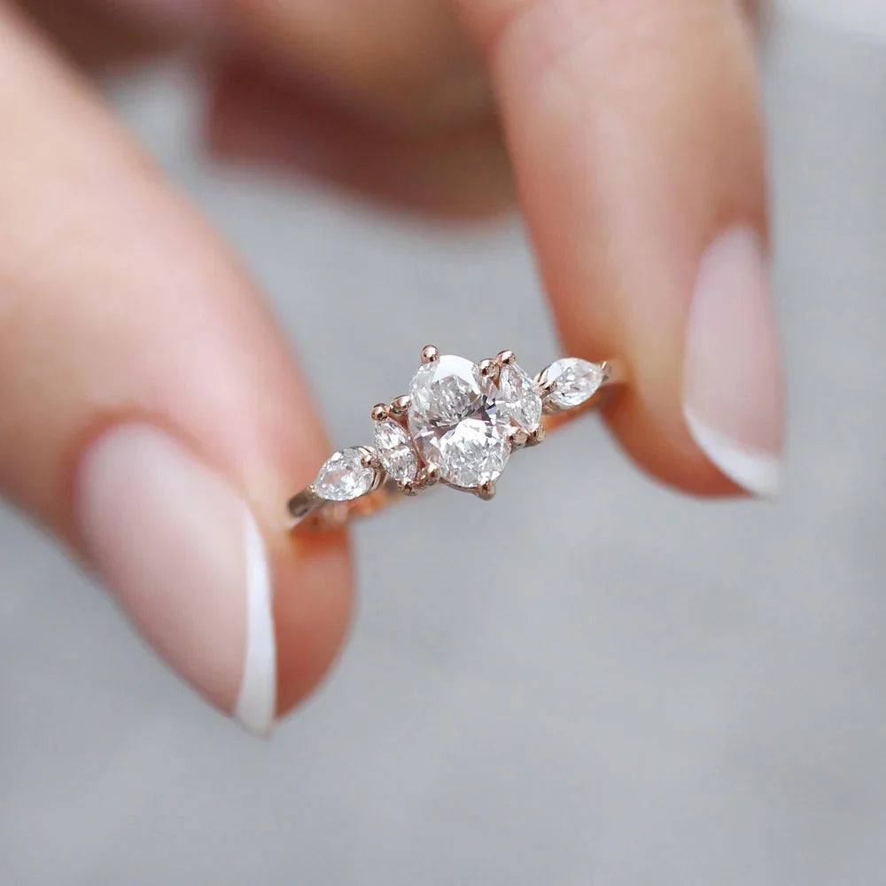 0.70 Karat E SI2 GIA Sertifikalı Vintage Diana Pırlanta Yüzük