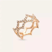 0.73 CT Pırlanta Taşlı Rose Altın Yüzük