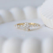 0.90 Karat D VS2 GIA Sertifikalı Vintage Elena Pırlanta Yüzük