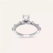 0.92 CT Pırlanta Taşlı Beyaz Altın Yüzük