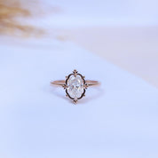 1.00 CT F SI2 HRD Vintage Aria Tasarım Pırlanta Yüzük