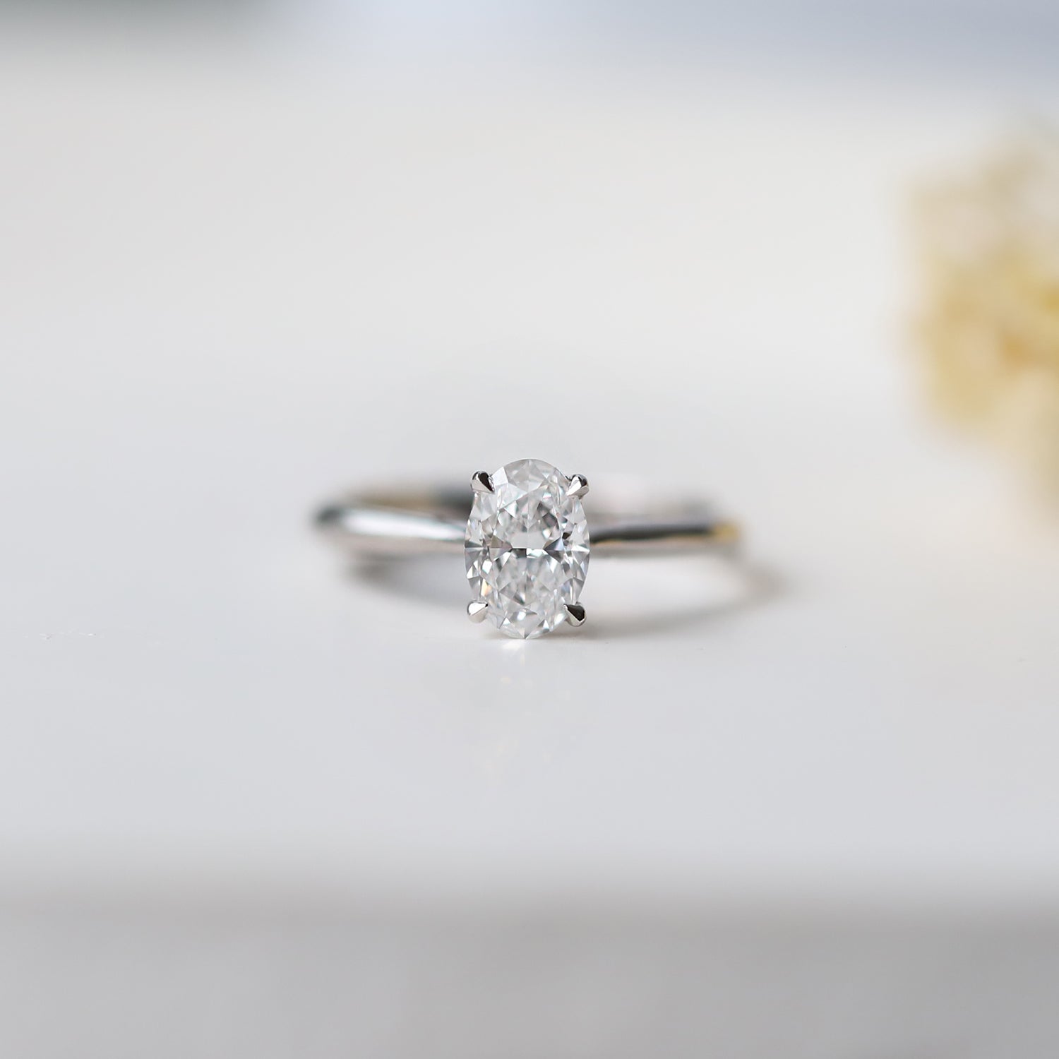 1.00 Karat F SI2 GIA Sertifikalı Bianca Pırlanta Yüzük