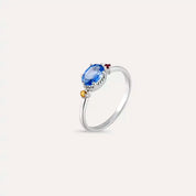 Swing 1.13 CT Multicolor Safir Taşlı Beyaz Altın Yüzük