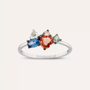 Cosmo 1.19 CT Multicolor Safir, Elmas ve Pırlanta Taşlı Yüzük