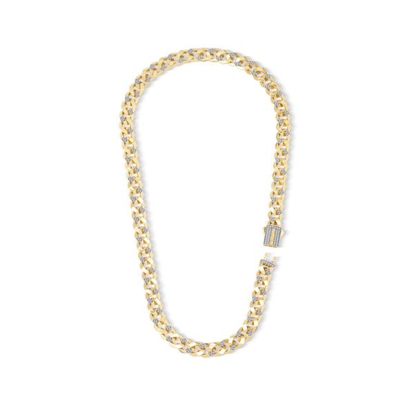 11Mm Altın Taşlı Gurmet Zincir